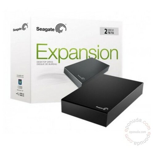Seagate 2TB Expansion Desktop STBV2000200 eksterni hard disk Slike