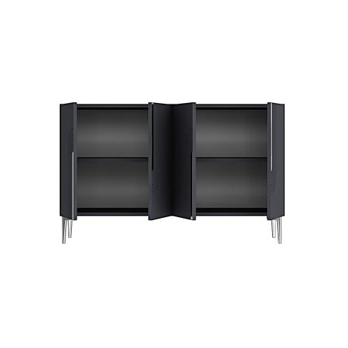 Hanah home konzola meyra 120 anthracite silver Slike