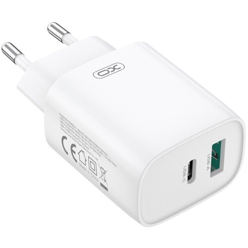 XO CE30 stenski polnilec PD QC 30W 1x USB-C 1x USB Cene