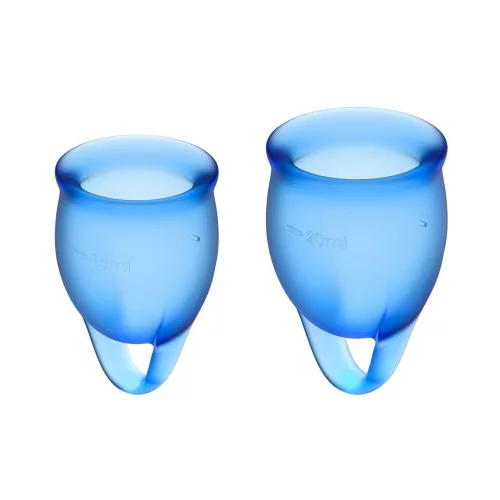 Satisfyer menstrualna čašica - Feel Confident Menstrual Cup - Blue
