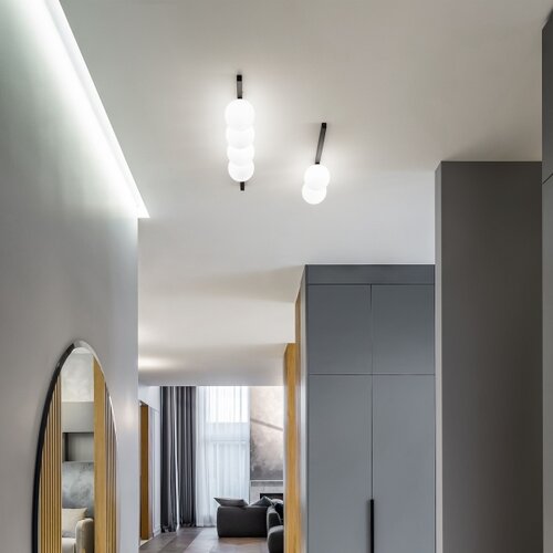 Ideal lux - led plafonsko svetlo binomio 4xG9/3W/230V crno Slike