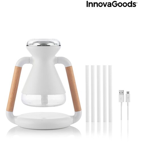 InnovaGoods Ovlaživač Zraka s Raspr&amp;scaron;ivačem Mirisa i Bežičnim Punjačem 3 u 1 Misvolt Slike
