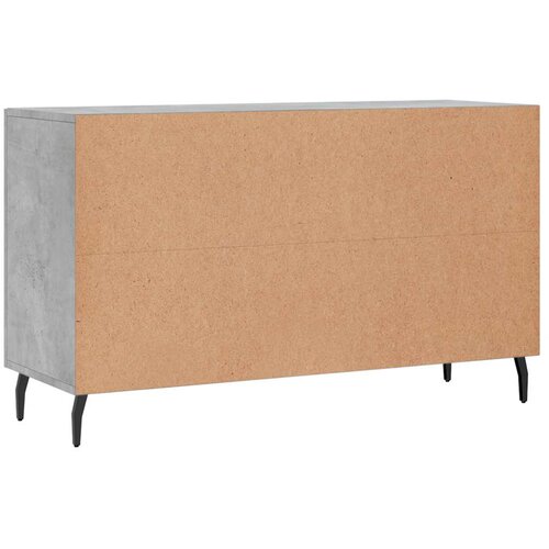  Komoda siva boja betona 100x36x60 cm od konstruiranog drva Slike