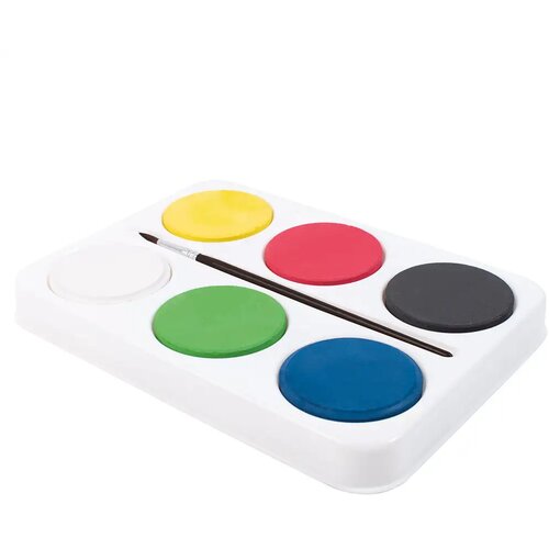Playbox Paleta za vodene boje s 6 diskova od 55 mm u osnovnim bojama Cijene