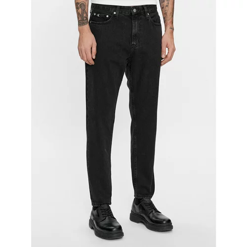 Calvin Klein Jeans Jeans hlače J30J324713 Črna Tapered Fit