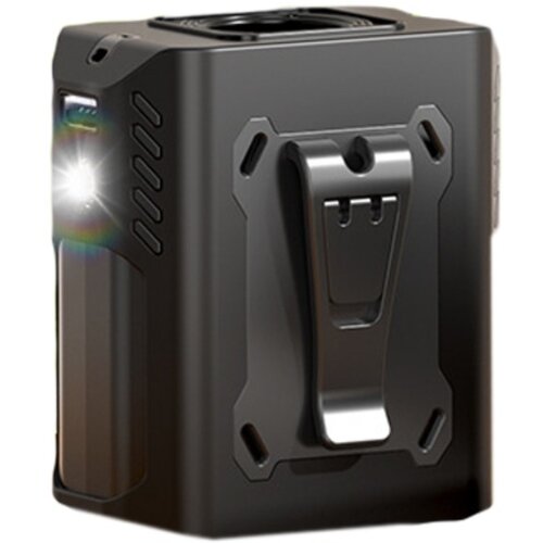 INF Nosljiv pasni ventilator z LED svetilko in 8000mAh baterijo Black, (5000324865) Cene