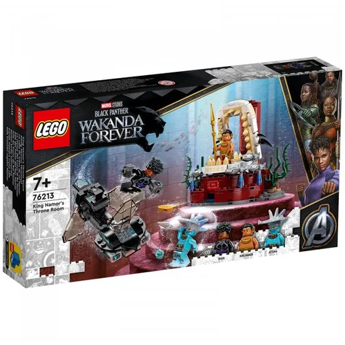 Lego Igra Gradnje Marvel 76213 The Throne Salle of King Namor