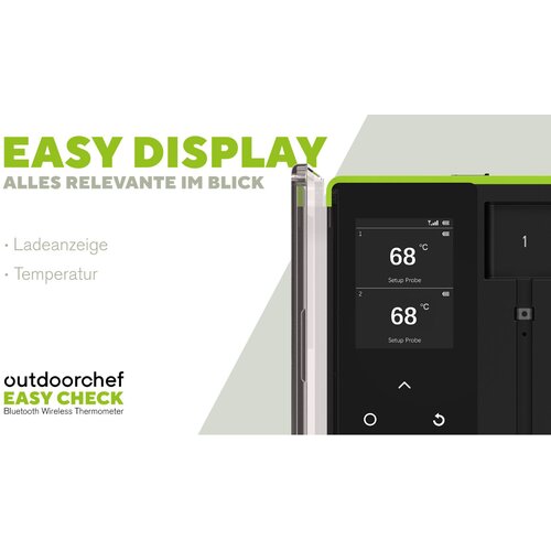 OUTDOORCHEF Easy Check Dual brezžicni za žaromet žar na drva Bluetooth 14.491.95 Slike