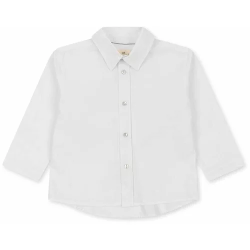Konges Sløjd Otroška bombažna srajca bela barva