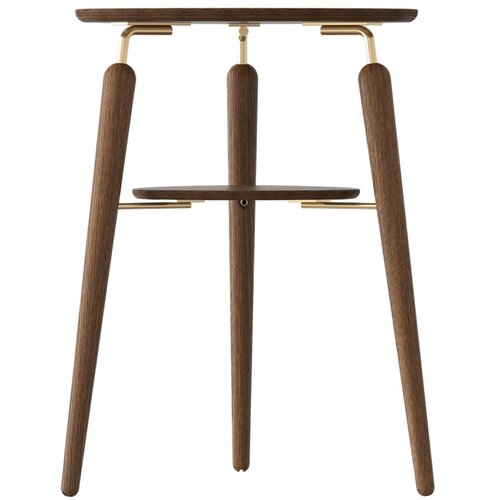 UMAGE Smeđi okrugao stolić za kavu od punog hrasta &amp;oslash; 46 cm My Spot &amp;ndash; Slike