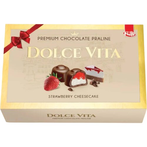 Nelly praline strawberry & cheesecake 150g Cene