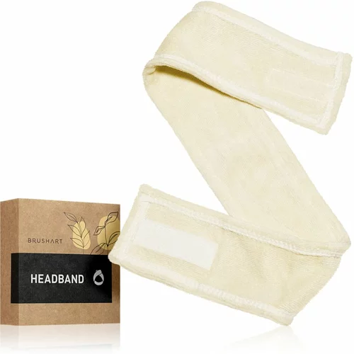 BrushArt Home Salon Headband kozmetični trak za glavo Cream