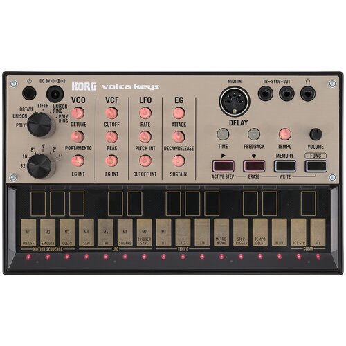 Korg Sintisajzer sa jednostavnim sekvencerom Volca keys Sivi Slike