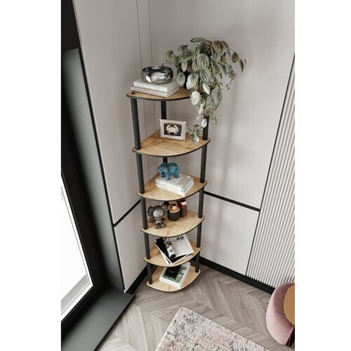 Hanah home polica za knjige Bookcase 6 Corner Cene
