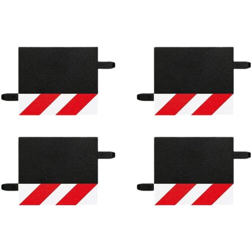 Carrera &amp;Scaron;tirje mejni trakovi v merilu 1/24 za digitalne ravne proge 124 in 132 v merilu 1/32, ?rna / Rde?a, (21552433) Slike