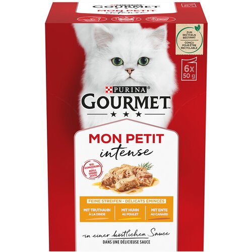 Gourmet Mješovito pakiranje Mon Petit 6 x 50 g - Pačetina, piletina, puretina Cijene