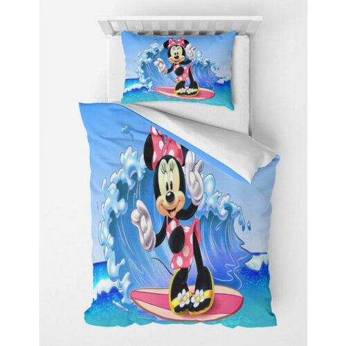 MEY HOME posteljina single 3d minnie mouse surf ( 3D-1463T ) Slike