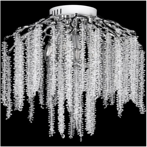  Plafonski luster 6xE14/60W/230V + 3xLED/3W, prečnik 54 cm, sjajni hrom Cene