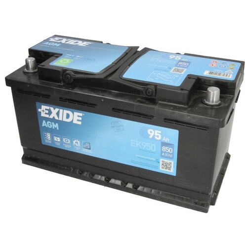 Exide akumulator 95AH START&amp;amp;#038;STOP agm EK950 Slike