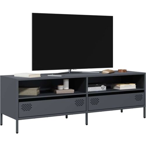 vidaXL TV ormarić antracit 135 x 39 x 43,5 cm hladno valjani čelik Cene