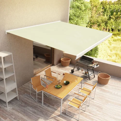  Motorizirana kazetna tenda 450 x 300 cm krem