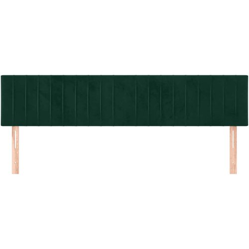  Uzglavlja tamnozelena 160x5x78/88 cm bar&amp;scaron;unasta Slike
