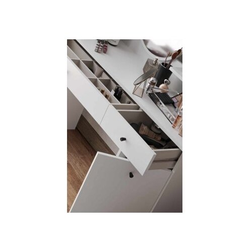 Hanah home Stol za &amp;scaron;minkanje Harmony 2 Kvadratni, 124 x 135 x 40 cm, Bijeli Slike