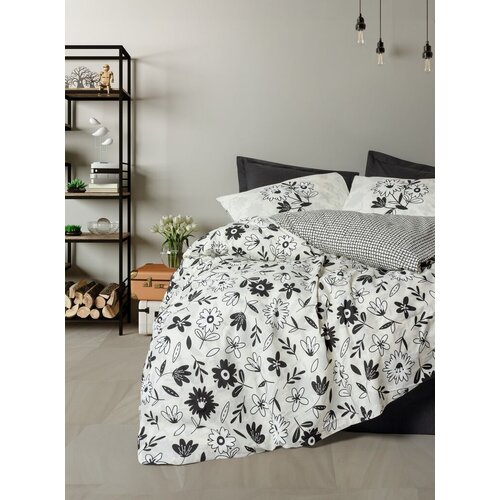 Lessentiel Maison set posteljine Meresa, 200x220 cm, crna Cene