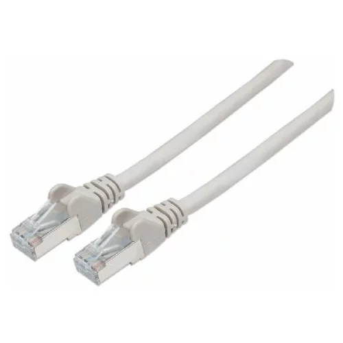 Intellinet 733328 RJ45 mrežni kabel, Patch kabel cat 6 S/FTP 30.00 m siva pozlaćeni kontakti 1 St.