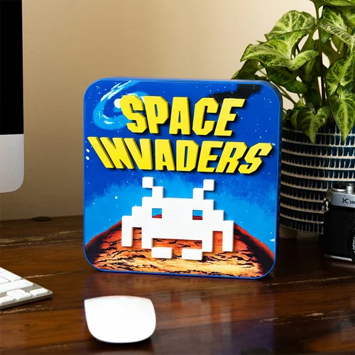 Numskull merchandise official space invaders 3D lamp lučka