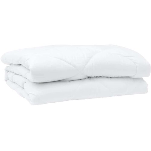  Pokrivač s jastucima Dijamantni 3 pcs Bijelo 240 x 200 cm Mikrofibra Slike