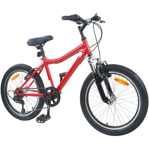  Dječji Bicikl 24 Inča 6-Speed za djecu od 8 do 12 godina Crvena - Crvena 24 inča Slike