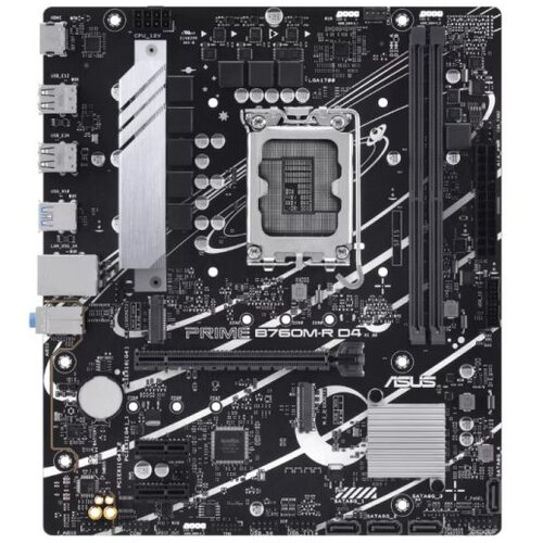 Asus MB Prime B760M-R D4 LGA 1700, 2x DDR4, 2x M.2, 1x HDMI, 8x USB, mATX Cijene