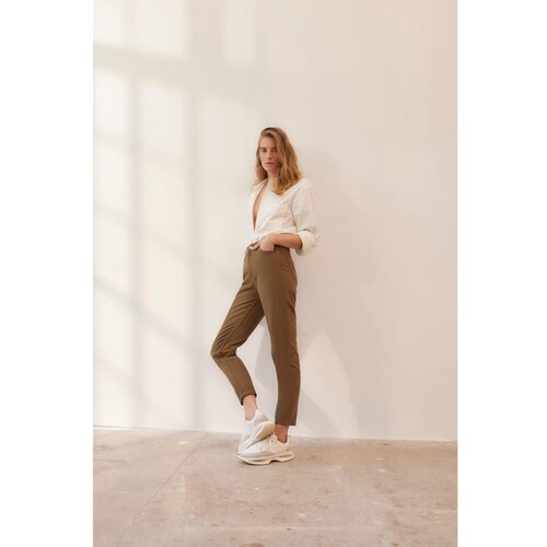 Trendyol Green High Waist Mom Jeans Slike