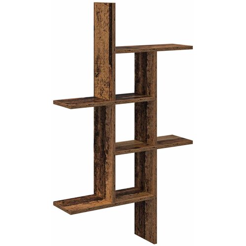 vidaXL Zidna polica Staro drvo 61 x 15 x 102 cm Konstruirano drvo - Staro drvo Cene