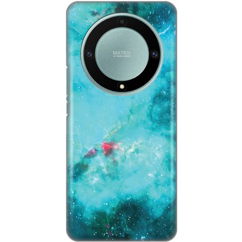  Silikonska maska za Honor Magic 5 Lite Marbel Sky Print akvamarin Cene