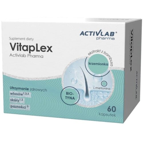 ACTIVLAB Kompleks za lase, kožo in nohte &amp;ndash; Vitaplex Pharma (60 kapsul) Slike