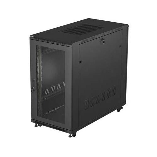 Lanberg FF01-6222-23B rack cabinet 22U Freestanding rack Black Cijene