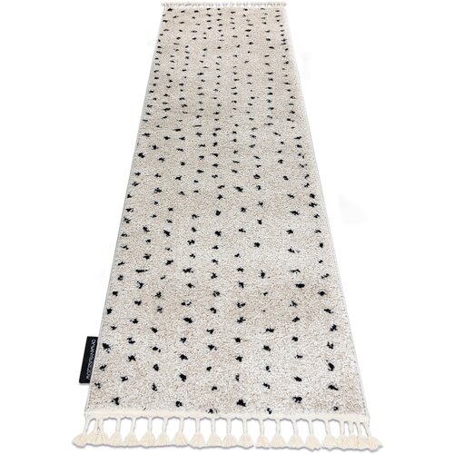 RugsX Preproge Tekač, Tekač BERBER SYLA B752 točke krem 70x250 cm Bež Cene