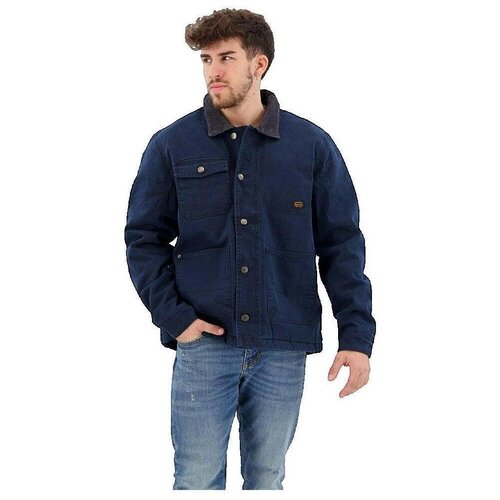 Superdry Jeans jakne Veste en jean Workwear Ranch bleu marine Modra Cene