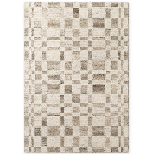 Vikosa Kremno bela ročno tkana volnena preproga 80x150 cm Boho 1.0 Structa – Cene