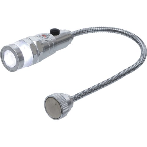 BGS LED radna svjetiljka s fleksibilnim vratom 200 mm i magnetom 9300 Slike