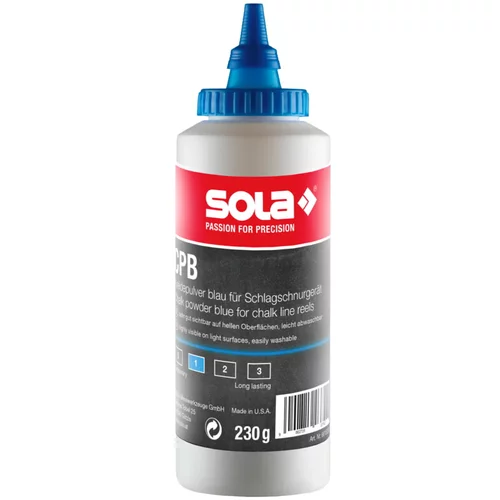 Sola Kreda za označevanje Sola (modra, 230 g)