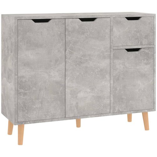 Maison Chic Komoda - Predalnik betonsko siva 90x30x72 cm inženirski les, (21718298) Slike