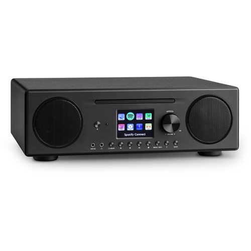 Auna Connect CD Internetradio Mediaplayer internetr&amp;aacute;dio Spotify Connect BT App Control, crna boja Slike