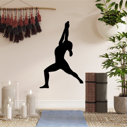 Opviq Zidna dekoracija Yoga 10, 45x55 cm, 1,5 mm, Crna Cene