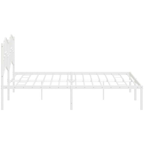  okvir za krevet s uzglavljem bijeli 183x213 cm Slike