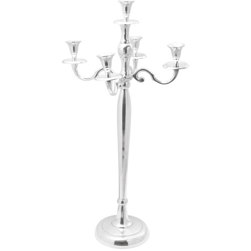  Držač svijeće Srebrno 32 x 32 x 79,5 cm Aluminij Cijene