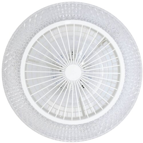Eglo 35145 - LED prigu&amp;scaron;iva plafonski ventilator MALINSKA 3xLED/12,6W/230V prečnik 55 cm bela + daljinski upravljač Slike