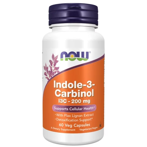 Now Foods Indol-3-karbinol (I3C) NOW, 200 mg (60 kapsul)